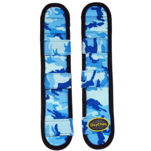 oxycheq shoulder pad camo blue