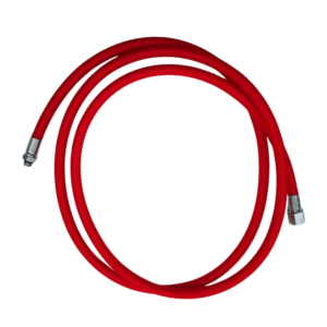 lp regulator braided long hose red 210cm